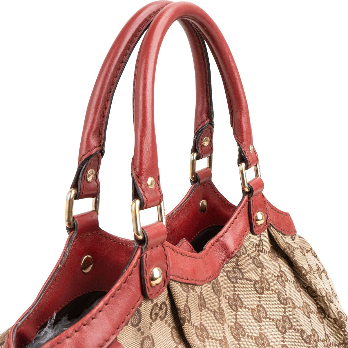 Gucci Monogram GG Canvas Sukey Tote Handbag