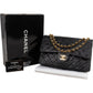 Chanel Quilted Lambskin Medium 24K Gold Double Flap Shoulder Bag