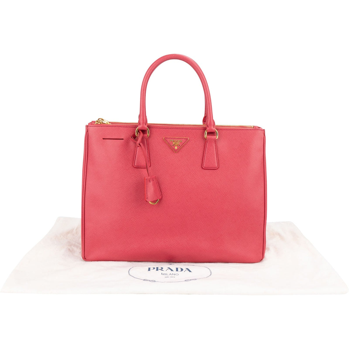 Prada Saffiano Leather Large Galleria Handbag