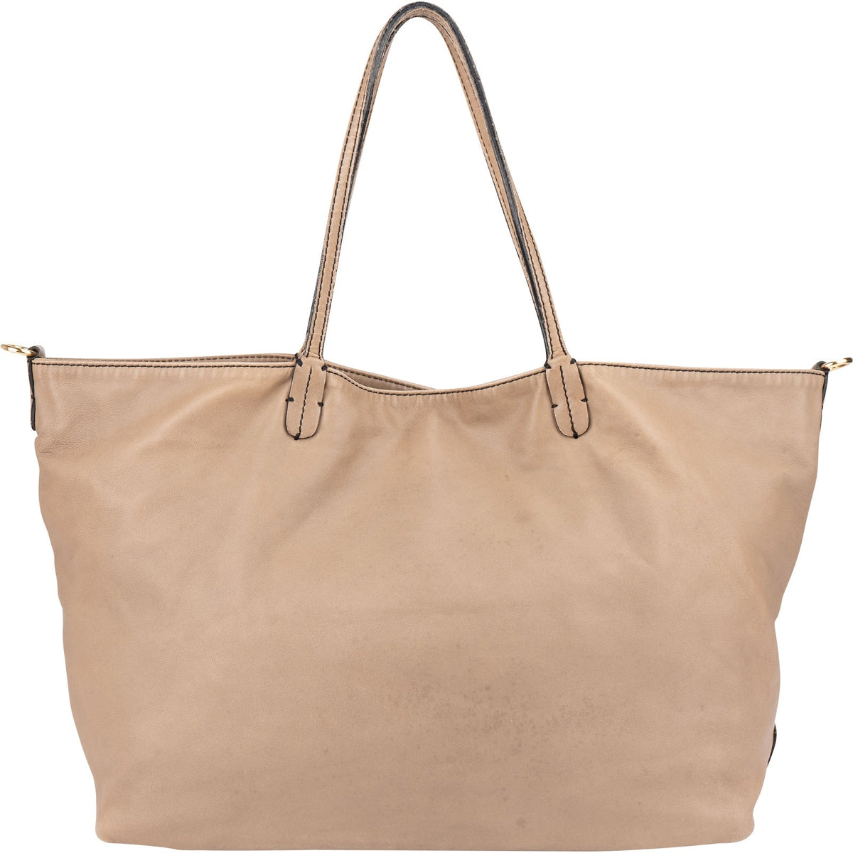 Valentino Garavani Leather Rose Large Tote Shoulder Bag