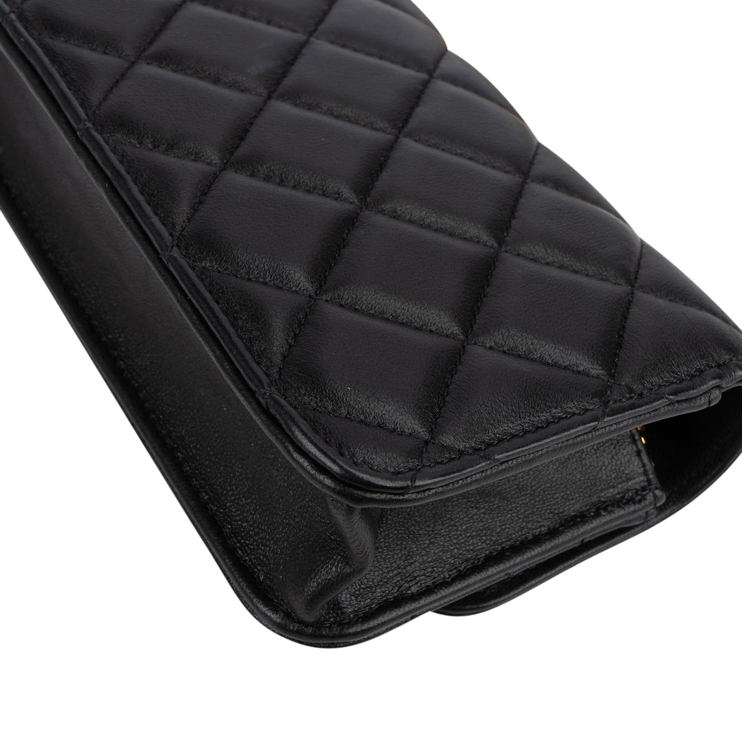 Chanel Quilted Lambskin Coco Casino Single Flap Crossbody Bag