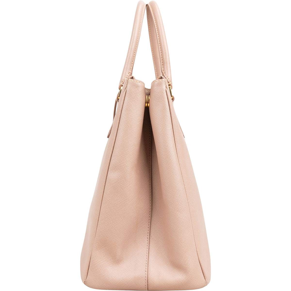 Prada Pink Saffiano Leather Galleria Tote Handbag