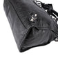 Balenciaga Black Arena Leather City Handbag