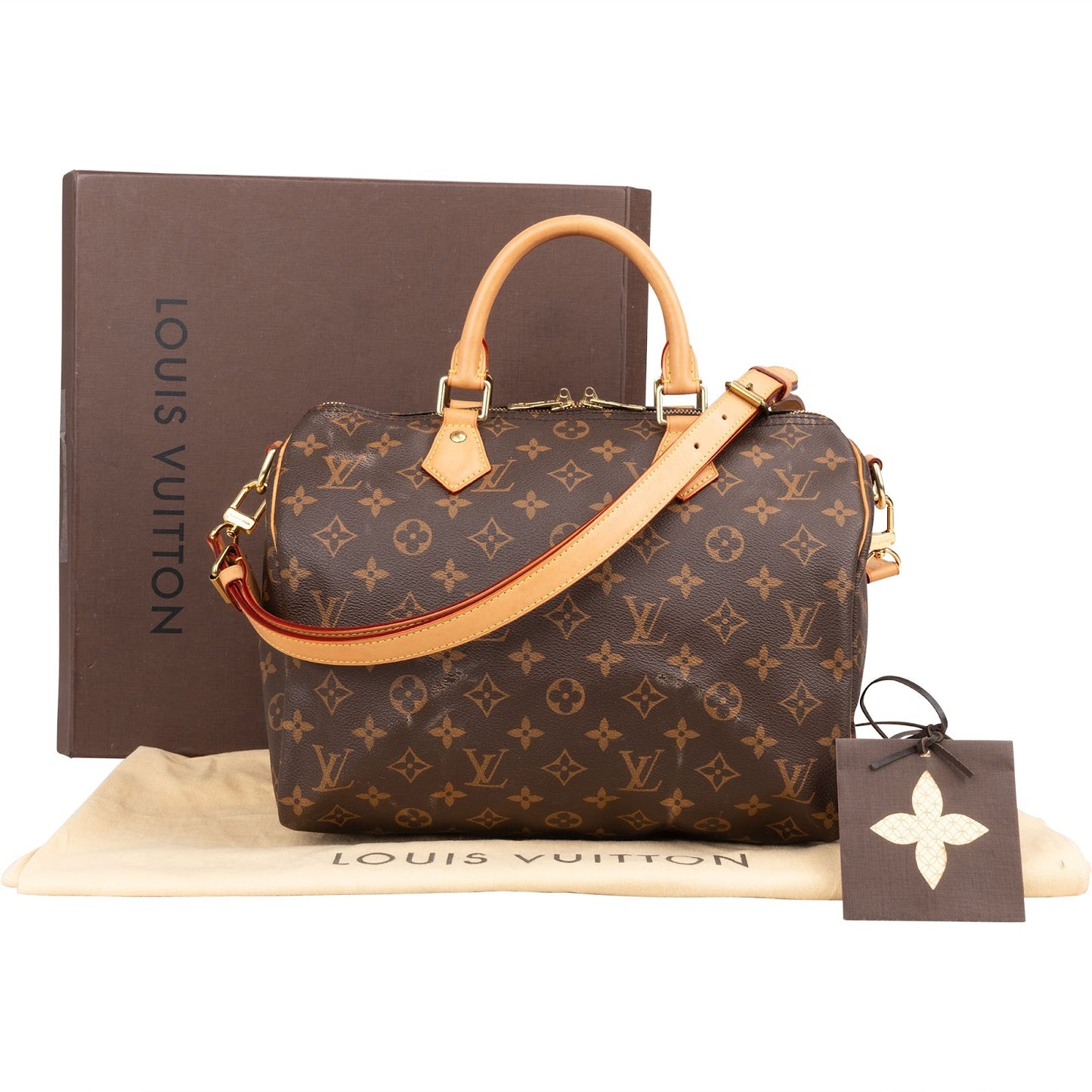 Louis Vuitton Monogram Canvas Speedy 30 Bandoulière Handbag