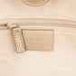Gucci Monogram GG Canvas Metallic Leather Sukey Handbag