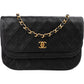 Chanel Quilted Lambskin 24K Gold Double Flap Shoulder Bag