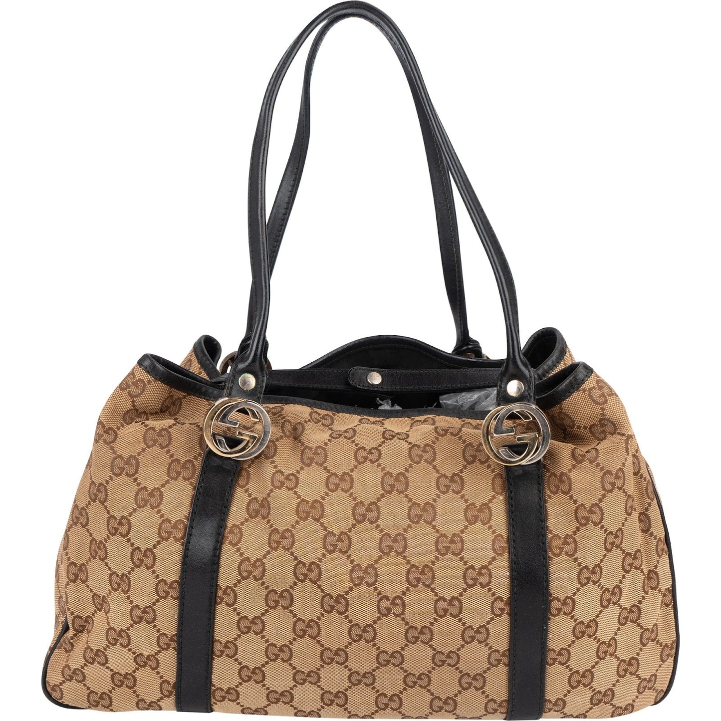 Gucci Monogram GG Interlocking Shoulder Bag