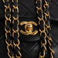 Chanel Quilted Lambskin 24K Gold Small Double Flap Shoulder Bag