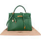 Hermès veau Courchevel Leather Kelly Sellier 32 Handbag