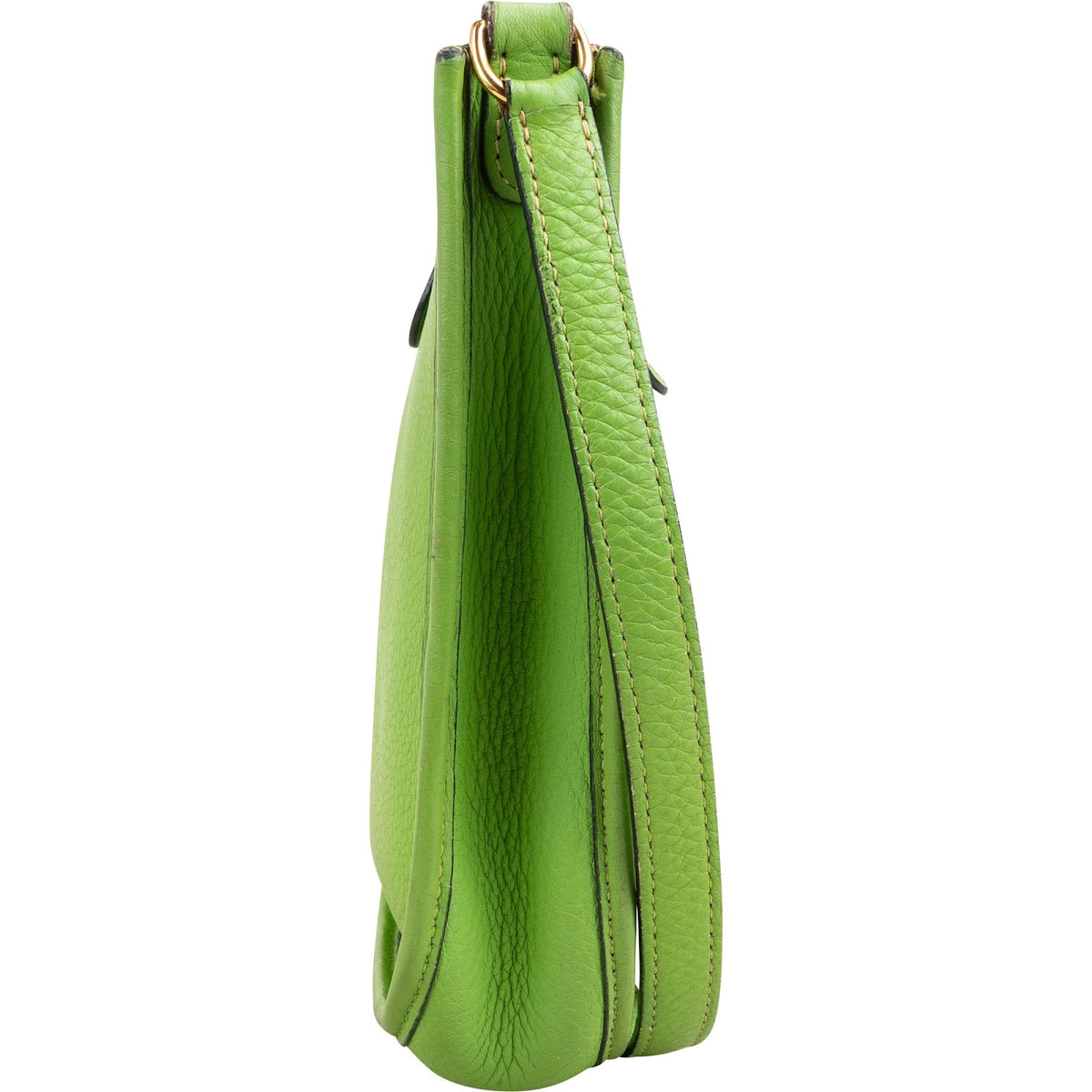 Hermès Vert Clemence Leather Evelyne PM Crossbody Bag