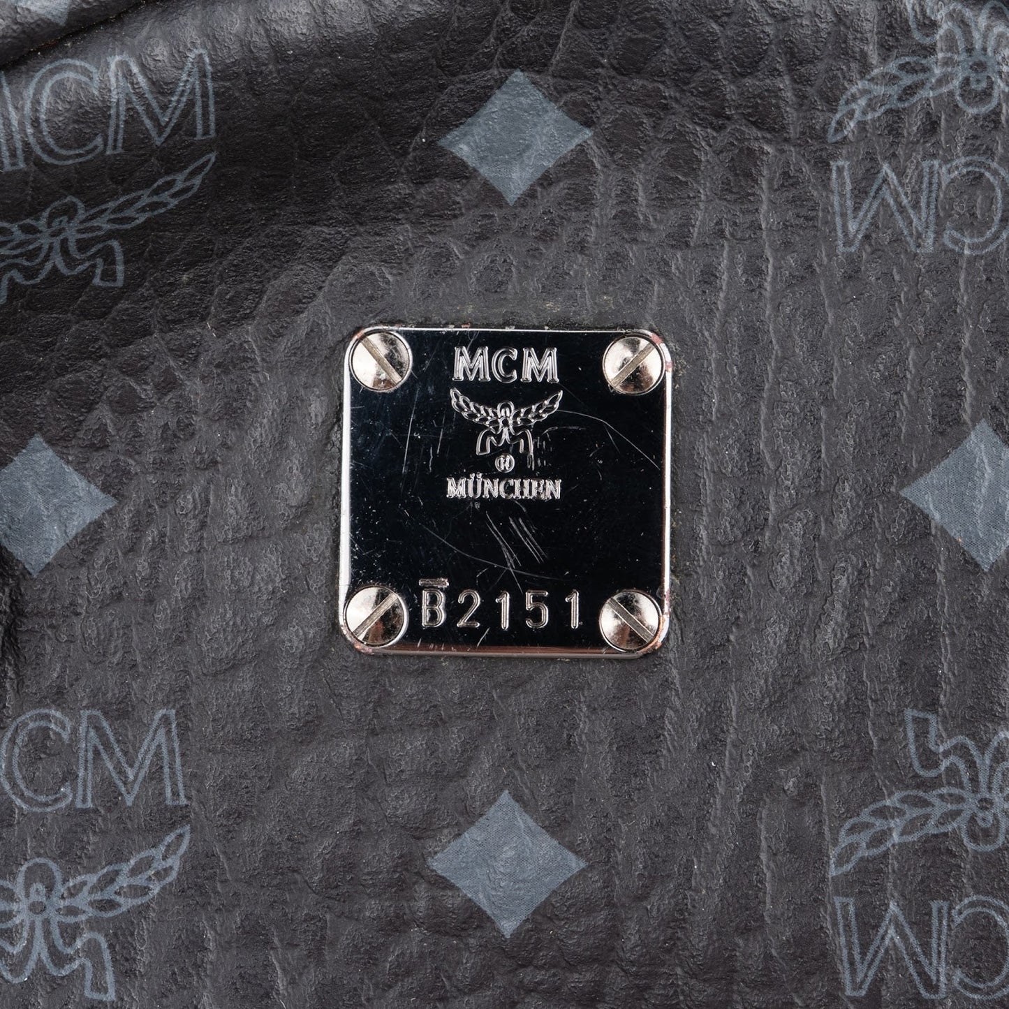 MCM Monogram Visetos Stark Side Studs Mini Backpack