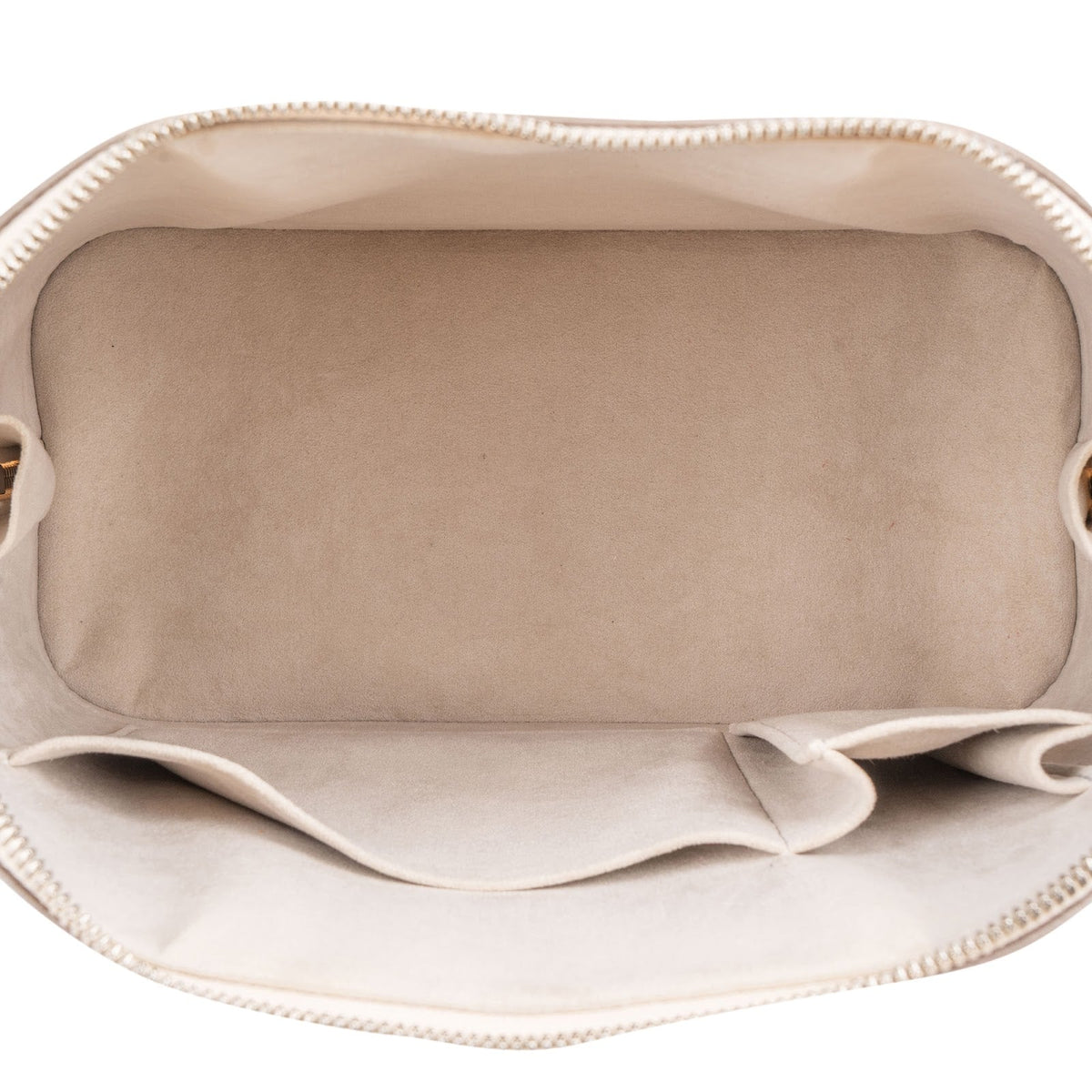 Louis Vuitton White Epi Leather Alma PM Handbag