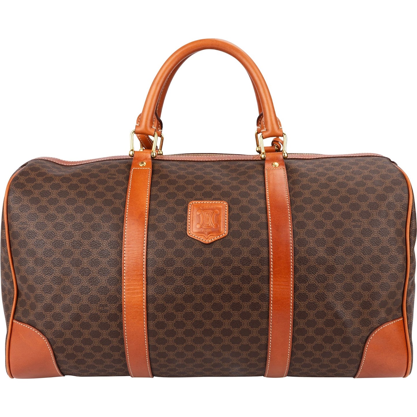 Celine Monogram Macadam Canvas Boston 45 Travel Bag