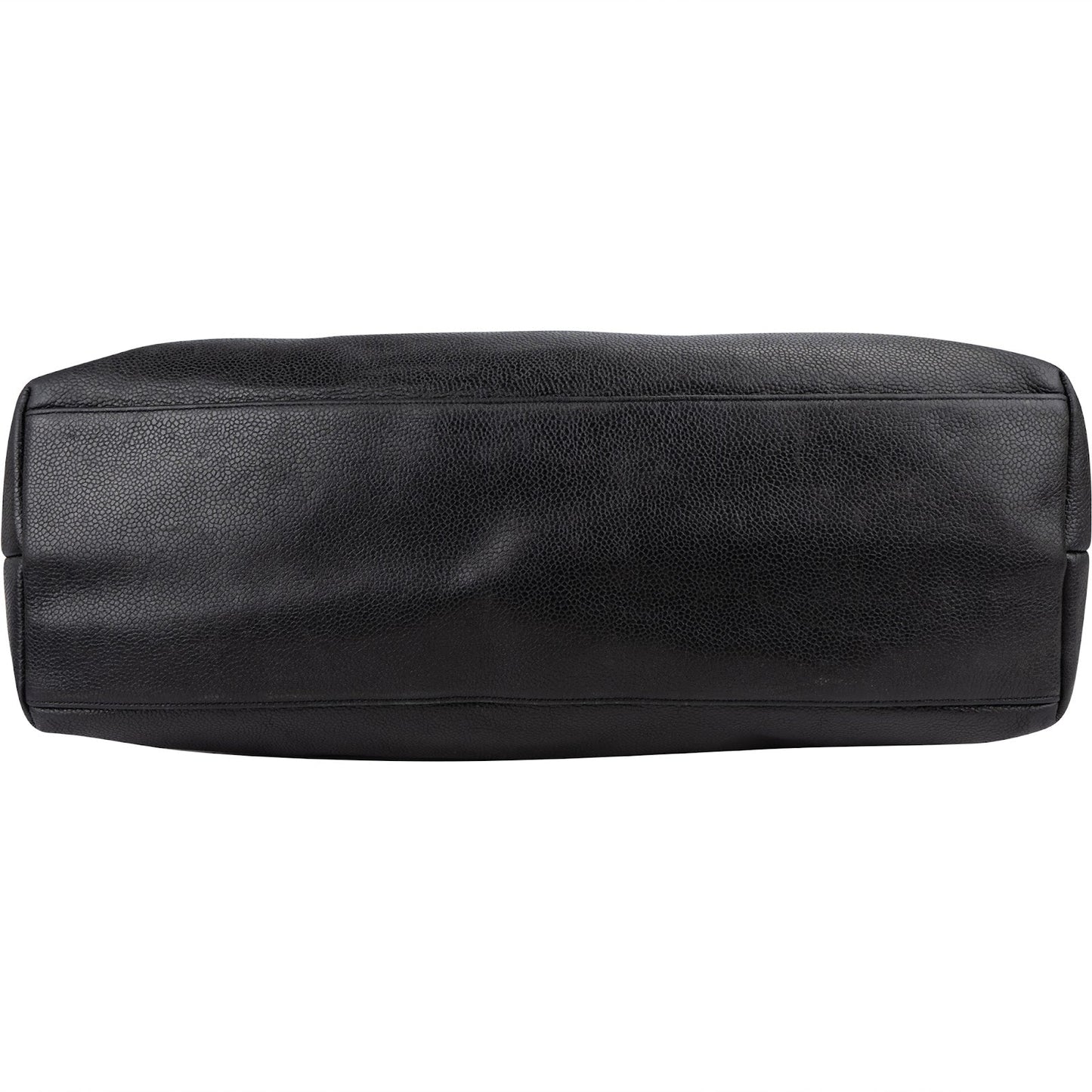Chanel Caviar Leather CC Maxi Shopping Tote Shoulder Bag
