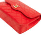 Chanel Quilted Lambskin Bicolor Double Flap Crossbody Bag