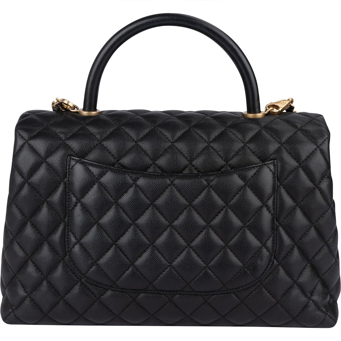 Chanel Jumbo Caviar Leather Coco Handle Handbag