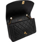 Chanel Quilted Lambskin 24K Gold Diana Single Flap Crossbody Bag