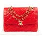 Chanel Quilted Lambskin Bicolor Double Flap Crossbody Bag