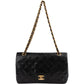 Chanel Quilted Lambskin 24K Gold Medium Double Flap Shoulder Bag