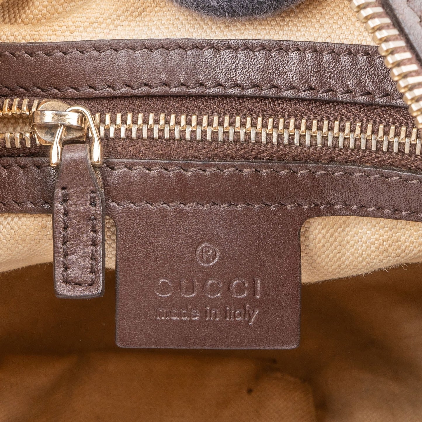 Gucci Guccissima Leather Lovely Heart Shoulder Bag