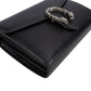 Gucci Grained Leather Crystal Dionysus Mini Chain Wallet Crossbody Bag