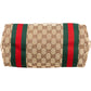 Gucci Monogram GG Canvas Patent Leather Shoulder Bag