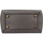 Celine Grey Leather Grained Calfskin Belt Handbag