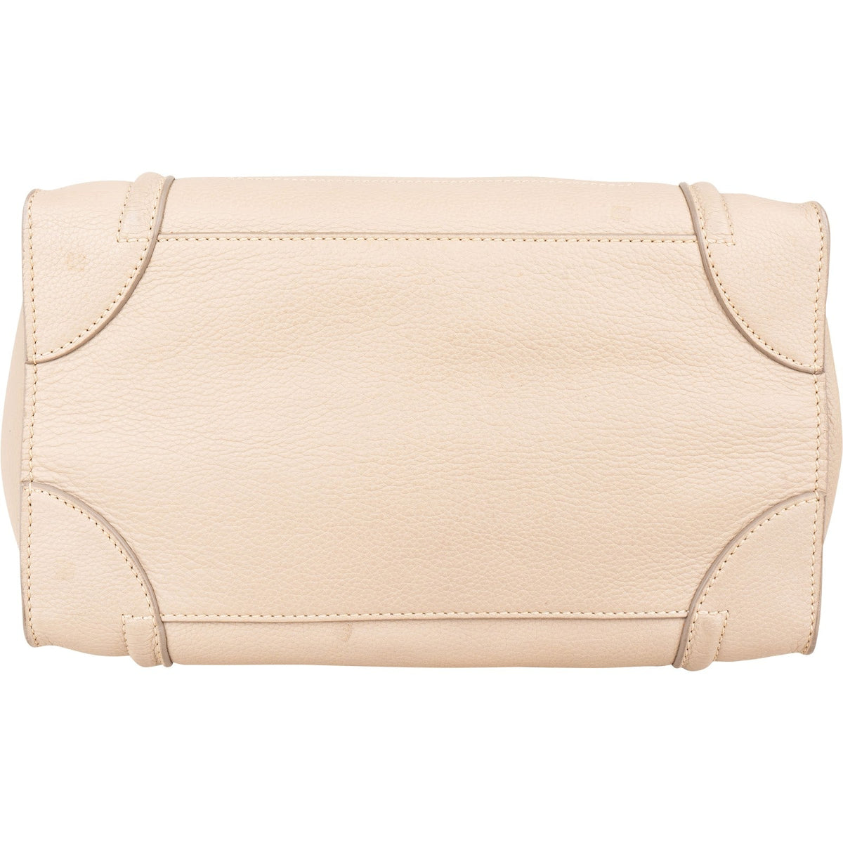 Céline Drummed Calfskin Large Luggage Handbag