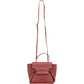 Céline Red Grained Calfskin Nano Belt Handbag