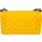 Chanel Quilted Lambskin Medium Boy Single Flap Crossbody Bag