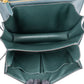 Celine Classic Box Medium aus dunkelgrünem Box-Kalbsleder – Ansicht 9