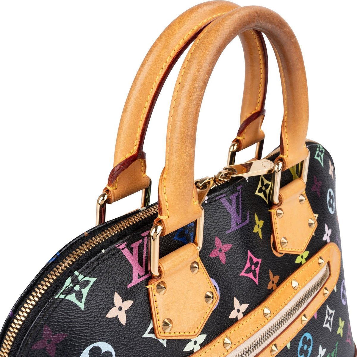 Louis Vuitton Canvas Monogram Murakami Multicolor Alma PM Handbag