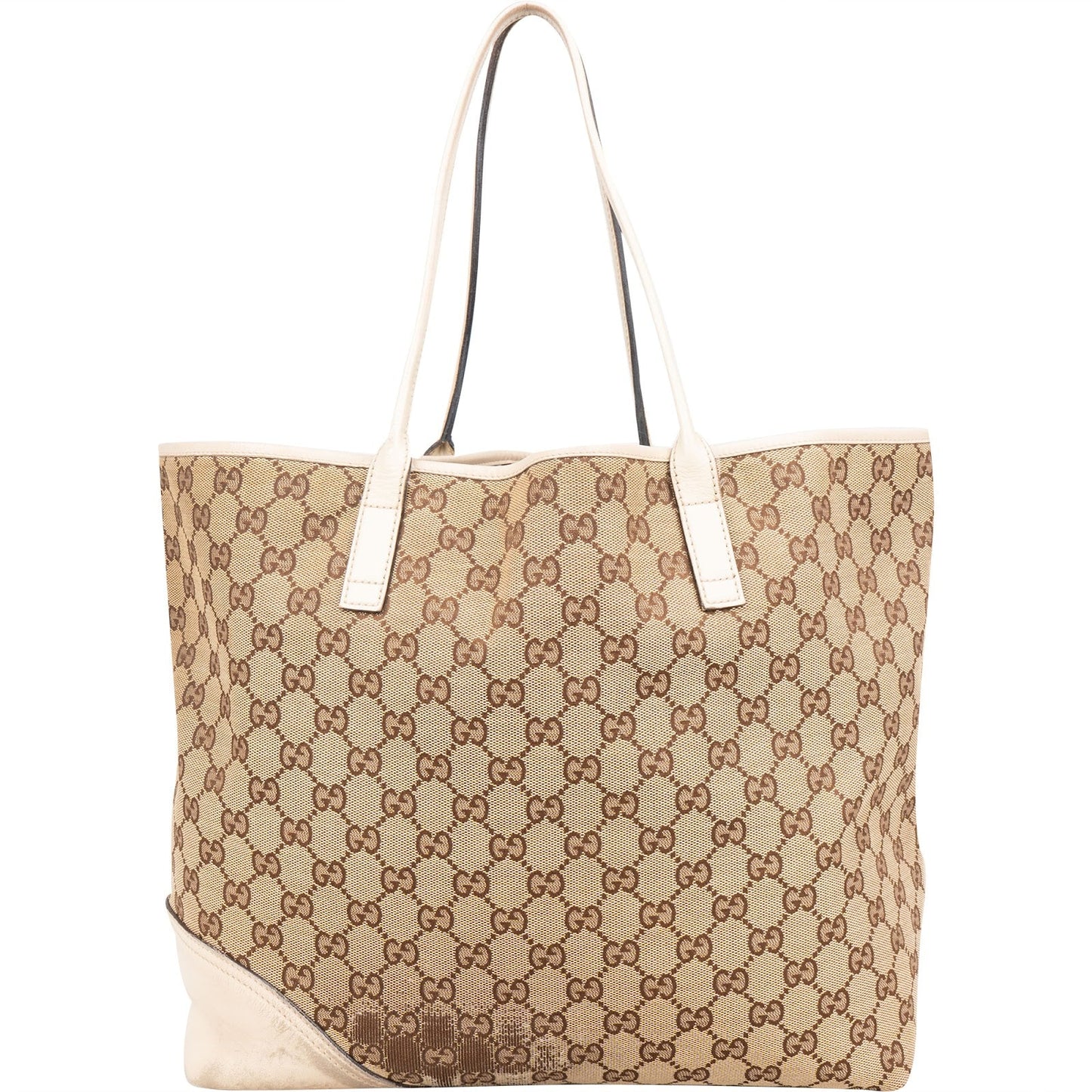 Gucci Monogram GG Canvas New Britt Tote Shoulder Bag