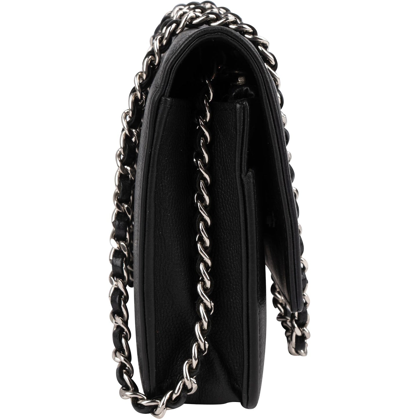 Chanel Caviar Leather CC Wallet on Chain Crossbody Bag