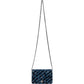 Chanel Denim Velvet Graffiti Wallet On Chain Crossbody Bag