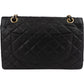 Chanel Quilted Lambskin Bicolor Double Flap Shoulder Bag