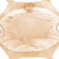 Gucci Monogram GG Canvas Metallic Leather Sukey Handbag