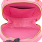 Chanel Iconic Quilted Patent Leather Round Vanity Handbag