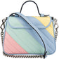 Gucci Multicolor Matelassé Leather GG Marmont Mini Top Handle Crossbody Bag