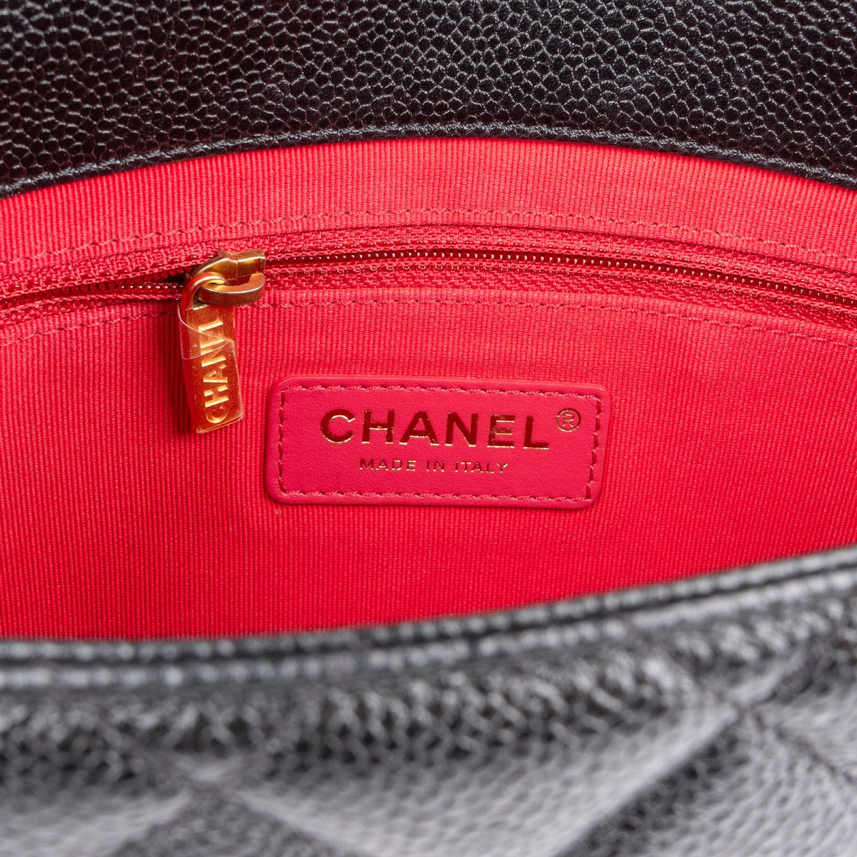Chanel Caviar Leather Mini Rectangular Flap Coin Crossbody Bag