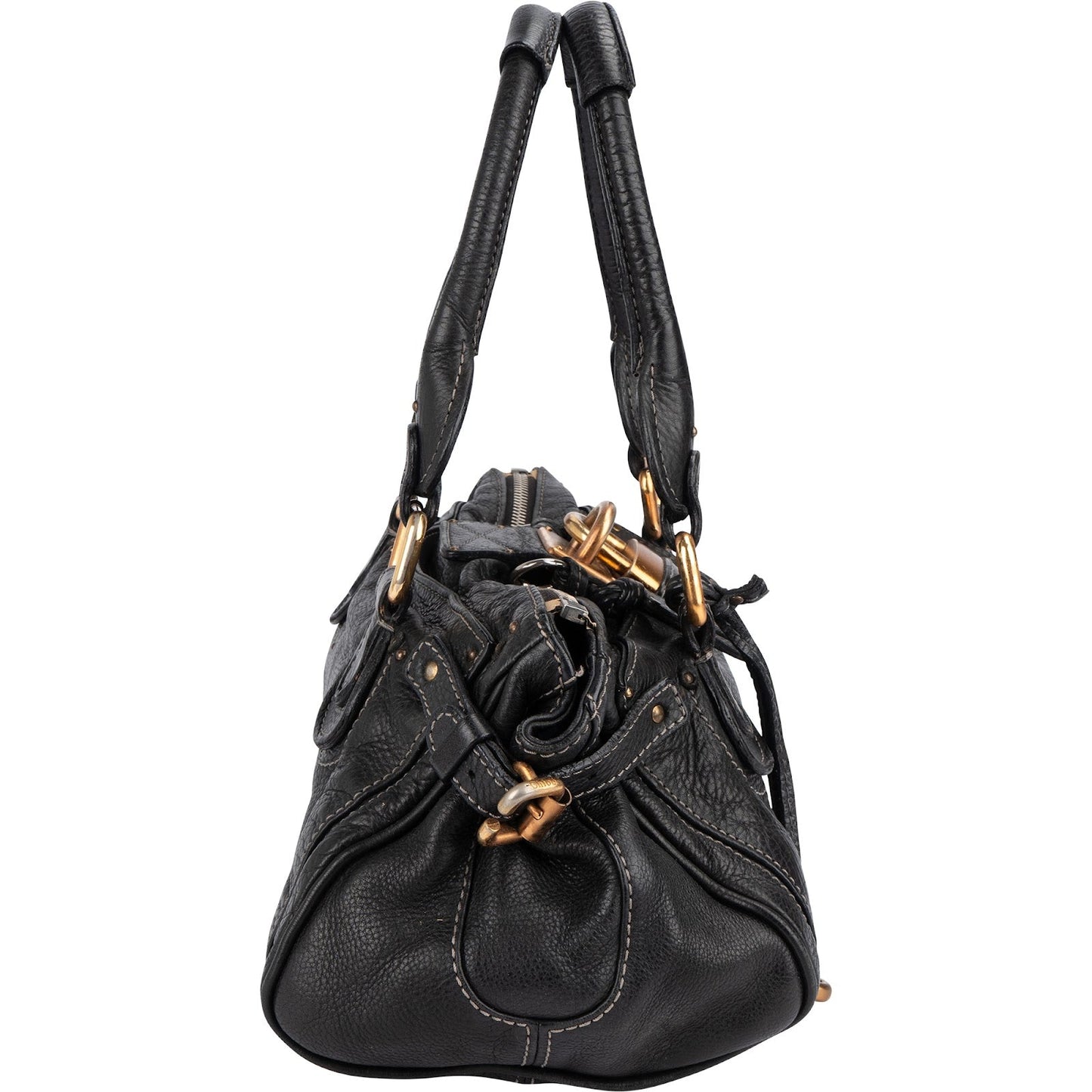Chloé Grained Leather Paddington Handbag