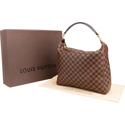 Louis Vuitton Monogram Damier Ebene Canvas Portobello GM Handbag