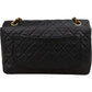 Chanel Quilted Lambskin 24K Gold Single Flap Shoulder Bag