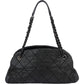 Chanel Quilted Iridescent Calfskin Just Mademoiselle Bowling CC Shoulder Bag