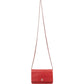 Chanel Leather Camellia Wallet On Chain Crossbody Bag