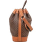 Celine Macadam Monogram Canvas Drawstring Bucket Shoulder Bag