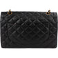 Chanel Quilted Lambskin Bicolor Double Flap Shoulder Bag