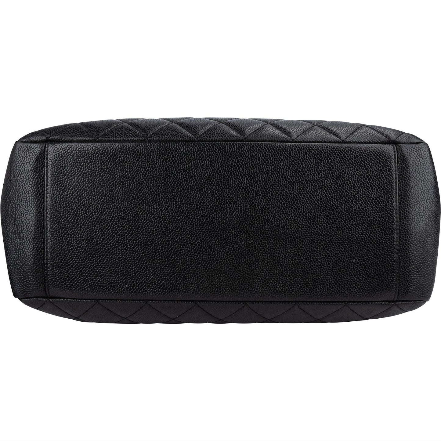 Chanel Quilted Caviar Leather Grand Shopping Tote Shoulder Bag