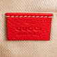 Gucci Pebbled Leather Soho GG Disco Crossbody Bag