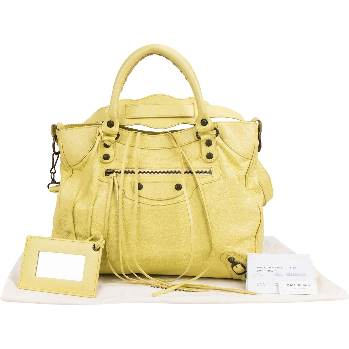 Balenciaga Leather Classic City Crossbody Handbag